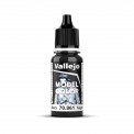 Vallejo 70861 Tiefschwarz glänzend, 17 ml 