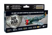 Vallejo 71185 Set: USAAF Luftwaffe, 16 x 17 ml 