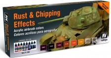 Vallejo 71186 Set: Rost & Abblätter-Effekt, 8 x 17 ml 