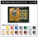 Vallejo 71189 Set: RAF, WWII, 16 x 17 ml 