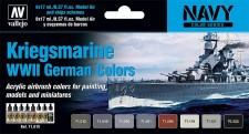 Vallejo 71615 Farbset: Kriegsmarine WWII  8x17ml 