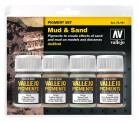 Vallejo 73191 Pigment-Set - Schlamm und Sand 