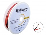 Schönwitz 50148 10m LIYZ Zwillingslitze 2x 0,14mm² rot  