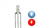 Schönwitz 50883 DUO Zylinder LED 3mm diffus 3pin Anode  