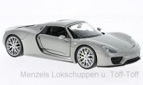 Welly WEL24055H-SILVER Porsche 918 Spyder silber 