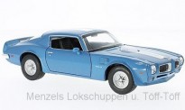 Welly WEL24075BLUE Pontiac Firebird Trans Am blau 1972