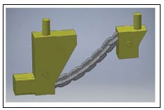 Cal Scale 190728 Alco Brk Chain Guide 2pk 