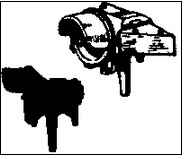Cal Scale 201 Headlight w/Visor Pyle 