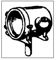Cal Scale 203 Headlight ATSF-Type Old 