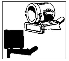 Cal Scale 209 Headlight w/bracket ATSF 