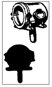 Cal Scale 210 Headlight ATSF std era 