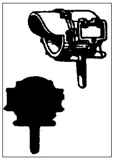 Cal Scale 229 Headlight w/visor 