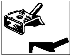 Cal Scale 241 Bracket Headlight Std Nbr 