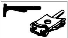 Cal Scale 258 Bracket Headlight UP Shld 