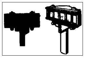 Cal Scale 260 Number board r&l set 