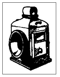 Cal Scale 305 Headlight Oil Lamp 1890s 