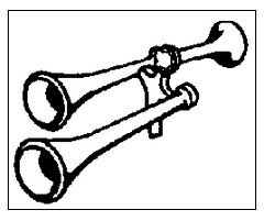 Cal Scale 400 Air Horn w/Bracket 