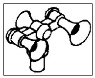Cal Scale 428 Air Horn Nathan 3-Ch M-3 