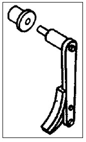 Cal Scale 444 "Brk shoes w/inslr 57""-64""" 
