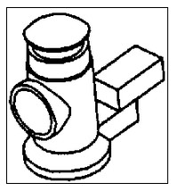 Cal Scale 463 PRR Caboose Marker Lts 2/ 