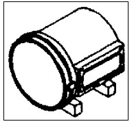 Cal Scale 477 PRR Headlight Old Flt Bck 