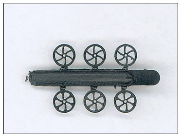 Cal Scale 487 Brake Wheel Plastic 6/ 