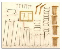Cal Scale 519 F/FT Grab Iron Kit A-Unit 