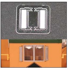 Cal Scale 557 Wind Deflctr & Mirror 2/ 