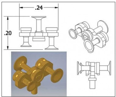 Cal Scale 669 Nathan Air Horn M3HR2 