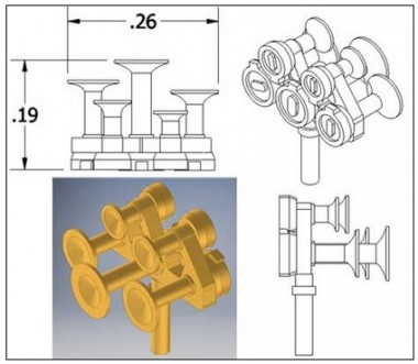 Cal Scale 673 Nathan Air Horn M5H 