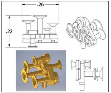Cal Scale 676 Nathan Air Horn M5R4 