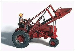 GHQ 60005 1953 Red Trctr wFrnt Ldr 