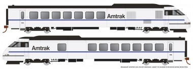 Rapido Trains 25006 Amtrak Triebzug RTL Turboliner 