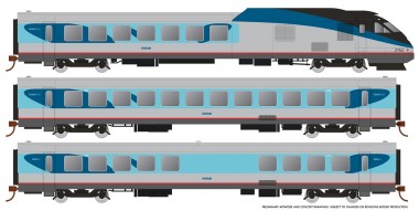 Rapido Trains 25505 Amtrak Triebzug RTL Turboliner Phase 4 