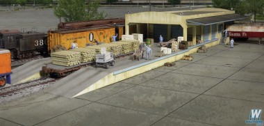 Walthers 2918 Open Air Transload Building 