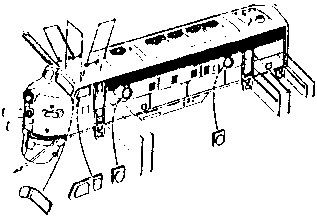 Walthers 822 Diesel detail kit F7/F9 