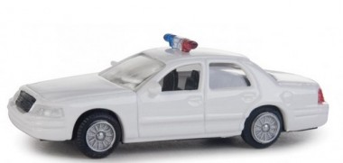 Scene Master 12024 Ford Crown Victoria Police weiß 