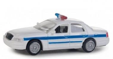 Scene Master 12025 Ford Crown Victoria Police weiß 
