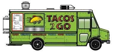 Scene Master 12109 Morgan Olson Route Food Truck - Tacos 2  