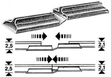 Fleischmann 6437 Übergangsschienenverbinder 