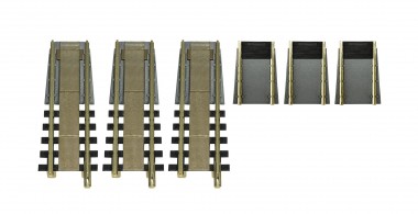 Fleischmann 665301 Ergänzungs-Set für Drehscheibe 665201 