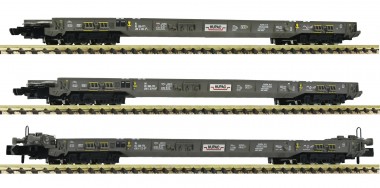 Fleischmann 6660093 HUPAC RoLa-Wagen Set 3tlg. Ep.5/6 