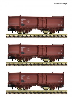 Fleischmann 6660158 DR Offene Güterwagen-Set 3-tlg. Ep.4 