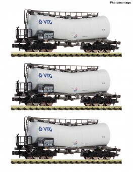 Fleischmann 6660171 VTG 3-tlg. Set: Knickkesselwagen Ep.6 