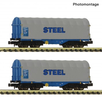 Fleischmann 6660173 ÖBB 2-tlg. Set: Schiebeplanenwagen Ep.6 