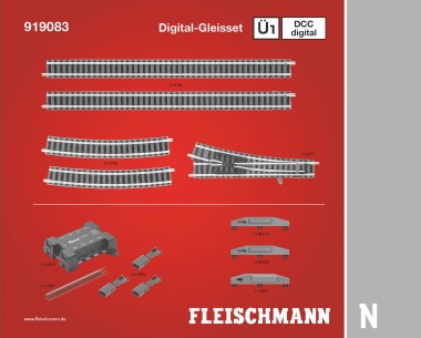 Fleischmann 919083 DCC Digital Gleisset 1 (Ü1) 
