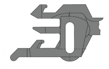 Fleischmann 9542 Profikupplung (kurzer Steg) 