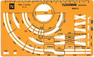 Fleischmann 995101 Gleisplanschablone 