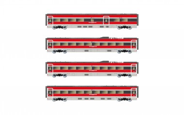 Arnold HN3514 FS Zwischenw. "Frecciar." Set 4tlg. Ep.6 