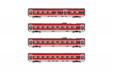 Arnold HN3515 FS Zwischenw. "Frecciar." Set 4tlg. Ep.6 
